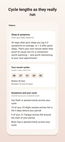 Menopause Tracker: Menolyn Screenshot 5 of 6