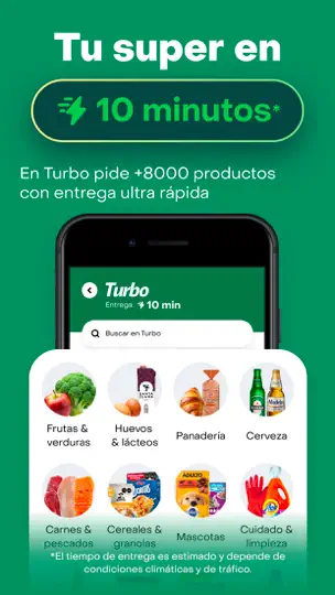 Captura de pantalla de Rappi - Pide Todo En Minutos en iPhone 2