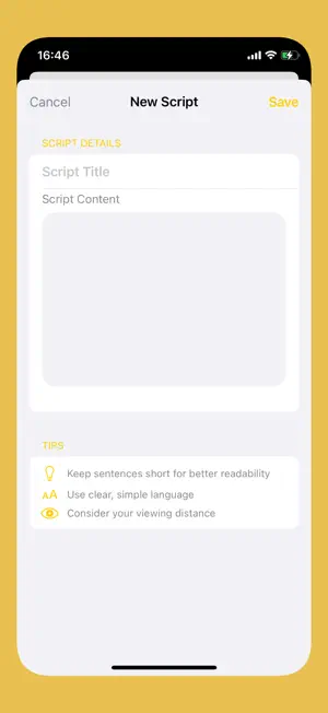Teleprompter Videos Recorder screenshot 4