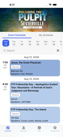 PTP Sevierville 2026 screenshot