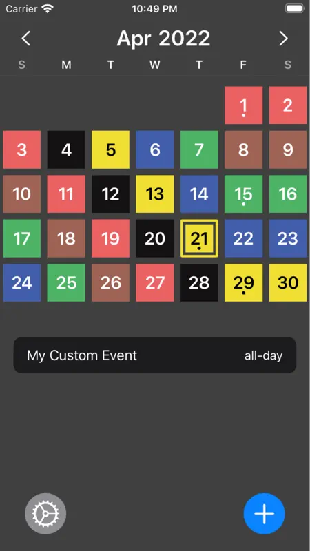 PostalCal screenshot 2 of 8