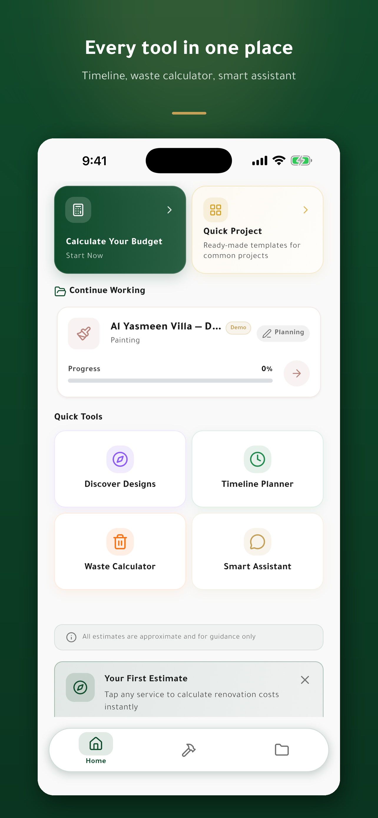 Asaas: Home Build Cost Calc screenshot 2