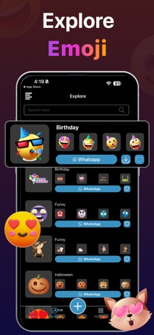 Gemoji : AI Emoji Generator iPhone screenshot