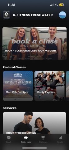 GFitness Freshwater app screenshot 2