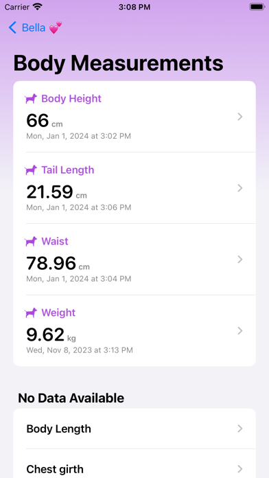 Pet Health Screenshot