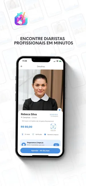 LimpeJá: Diaristas Verificadas screenshot 1