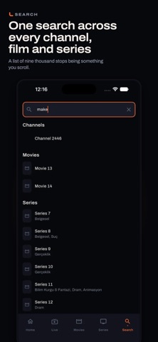 Loge: IPTV Playlist Player iPhone screenshot