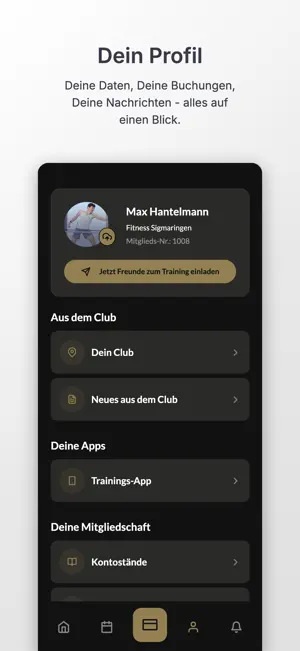 Fitness Sigmaringen Clubapp screenshot 4