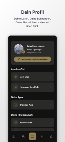 Fitness Sigmaringen Clubapp iPhone screenshot