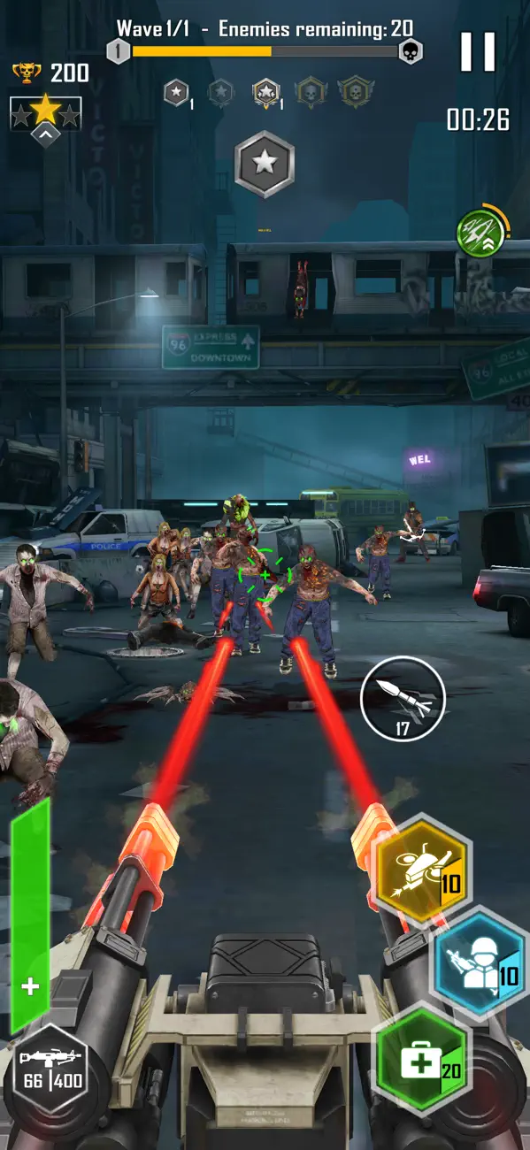 Zombie Hunter: Shoot or Dead Hack screenshot 2 - iOS game interface