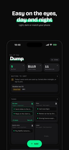 Dump: Brain Dump & Reminders screenshot 7