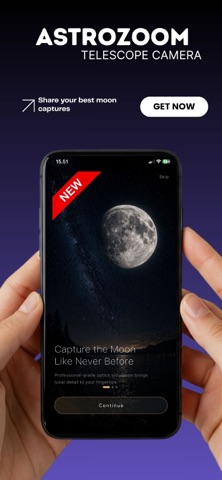 AstroZoom: Telescope Camera iPhone screenshot
