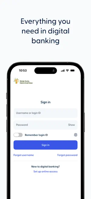 RCFCU Mobile Banking screenshot 1