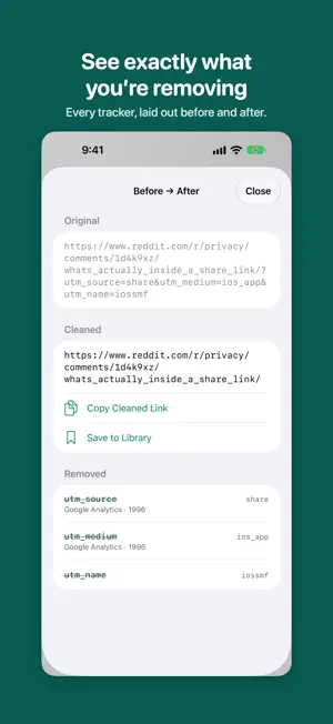 LinkClean – URL Cleaner screenshot 4