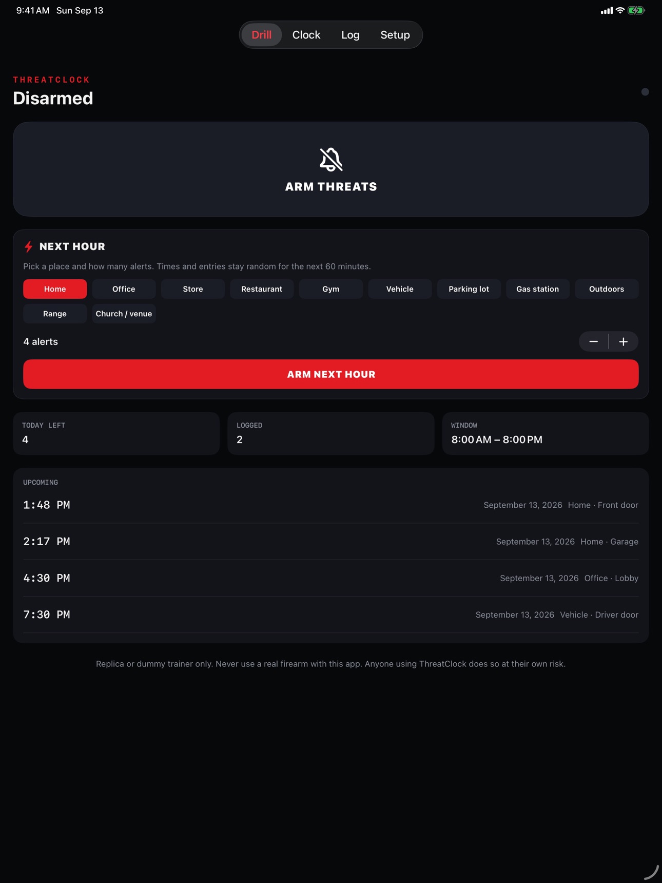 Screenshot 7 of ThreatClock