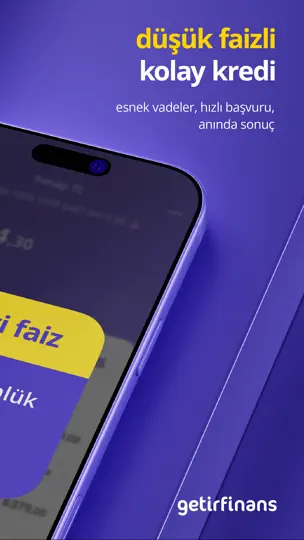 Getirfinans iPhone Ekran Görüntüsü 2