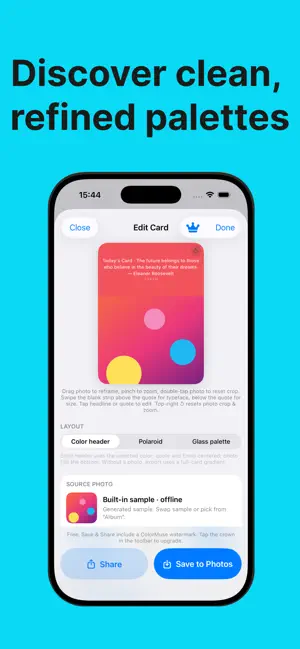 ColorMuse-Color palettes screenshot 2