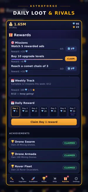 AstroForge: Idle Miner screenshot 4