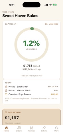Kitchen Ledger: Cottage Baker Screenshot 1 of 5