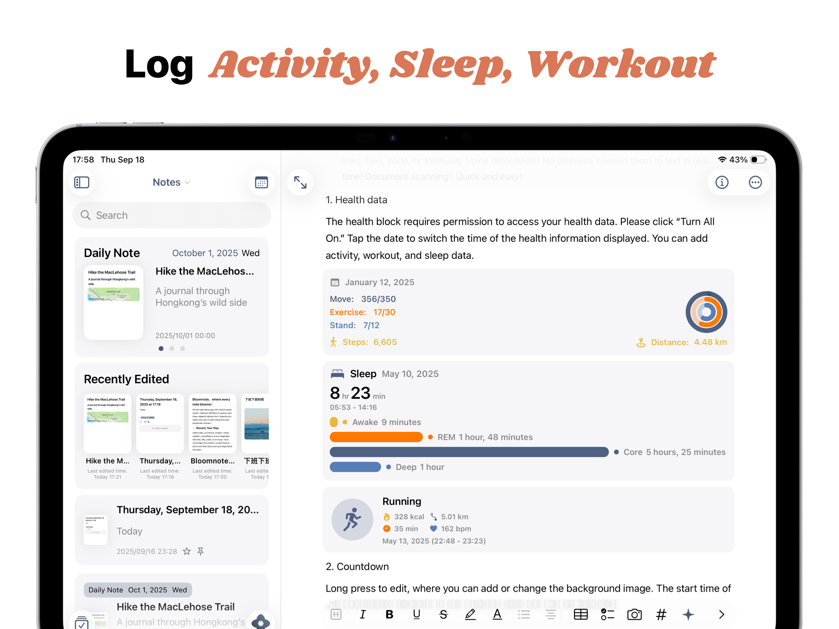 Bloomnote - Notes & Journal