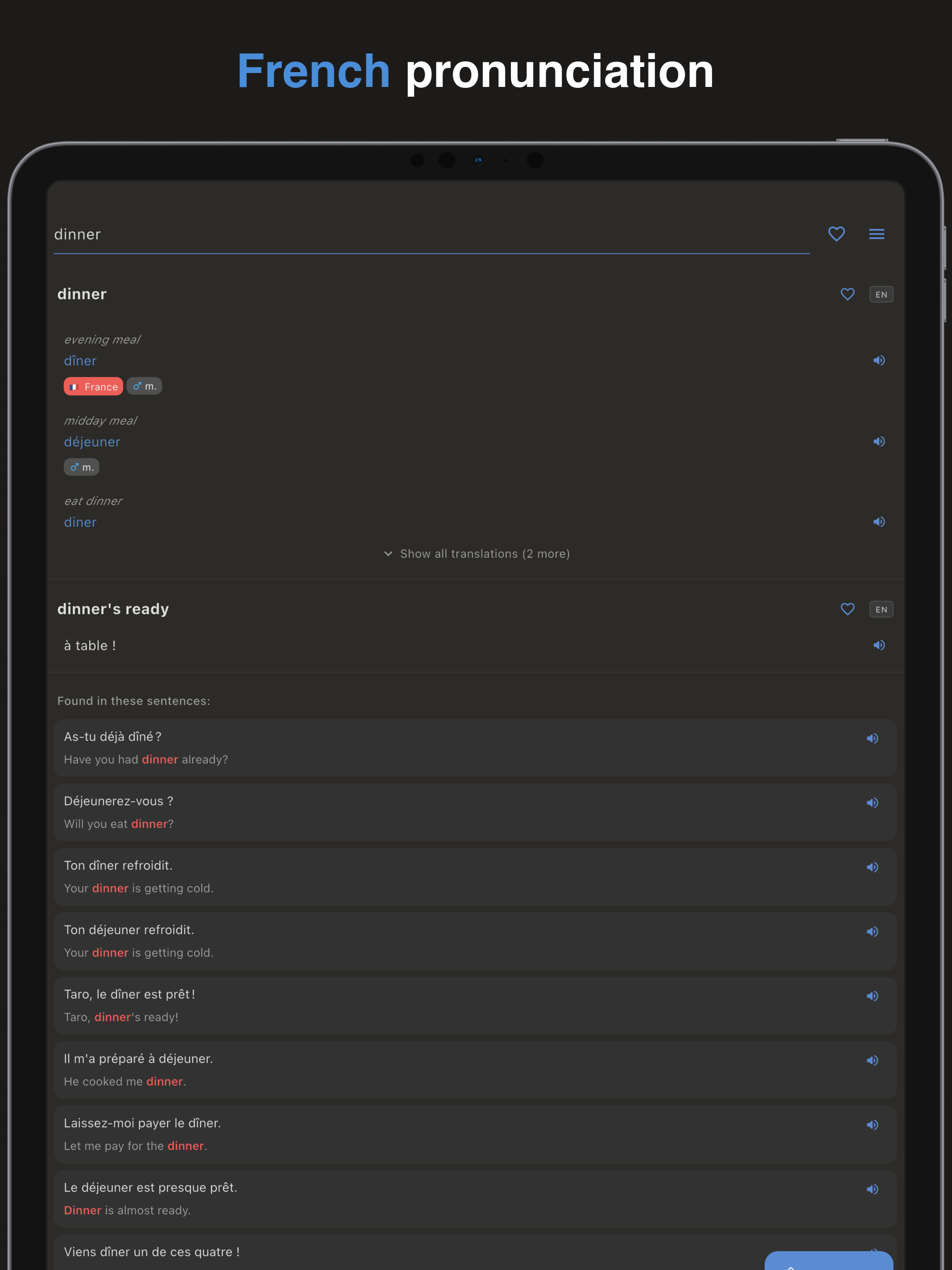 Metropolitan French Dictionary screenshot 6