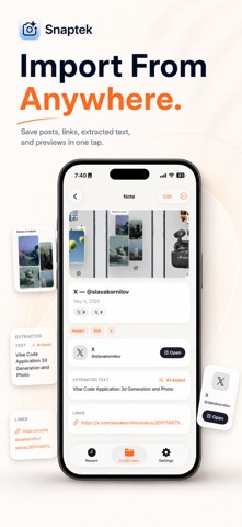 Snaptek - AI Notes & Tracker Screenshot 8 of 10