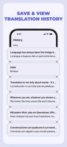 AI Translator: Voice, Language iPhone screenshot