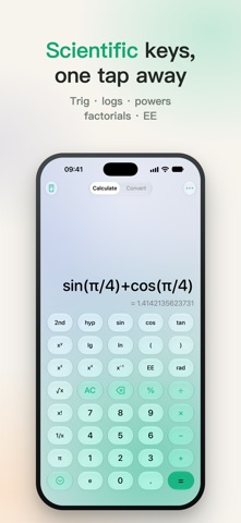Mimi Calculator iPhone screenshot