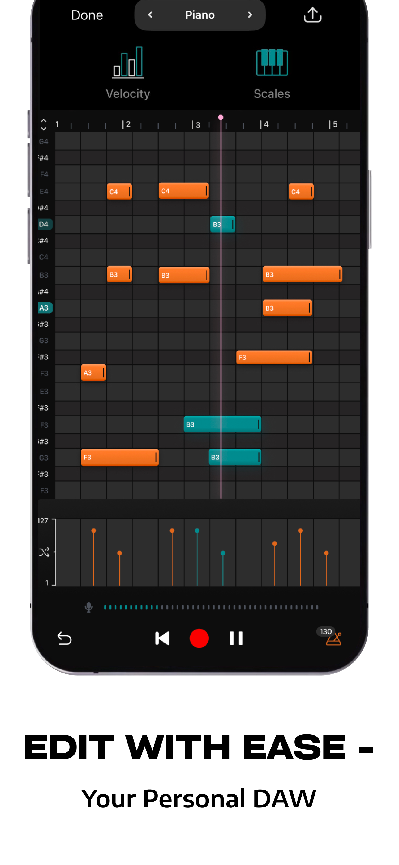 Music Notes Recording-AnySing