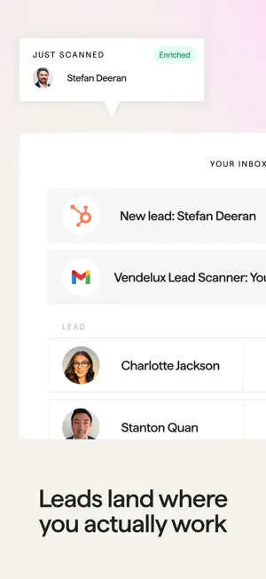 Vendelux: Lead Scanner screenshot 4