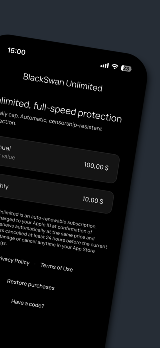 BlackSwan - VPN Screenshot 3 of 5