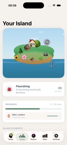 Focus Island: Pomodoro Timer Screenshot 6 of 6