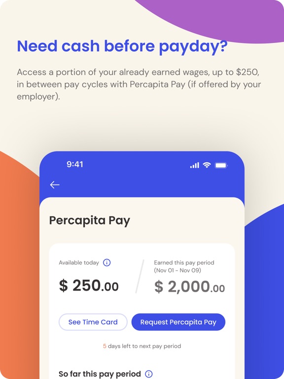 Percapita iPad screenshot 5 - Finance app