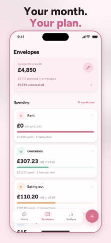 Pennli - Budget Planner iPhone screenshot 3
