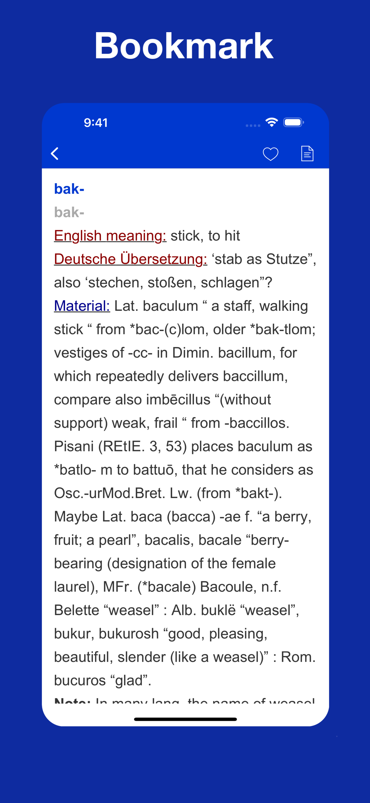 Proto Indo European Etymology