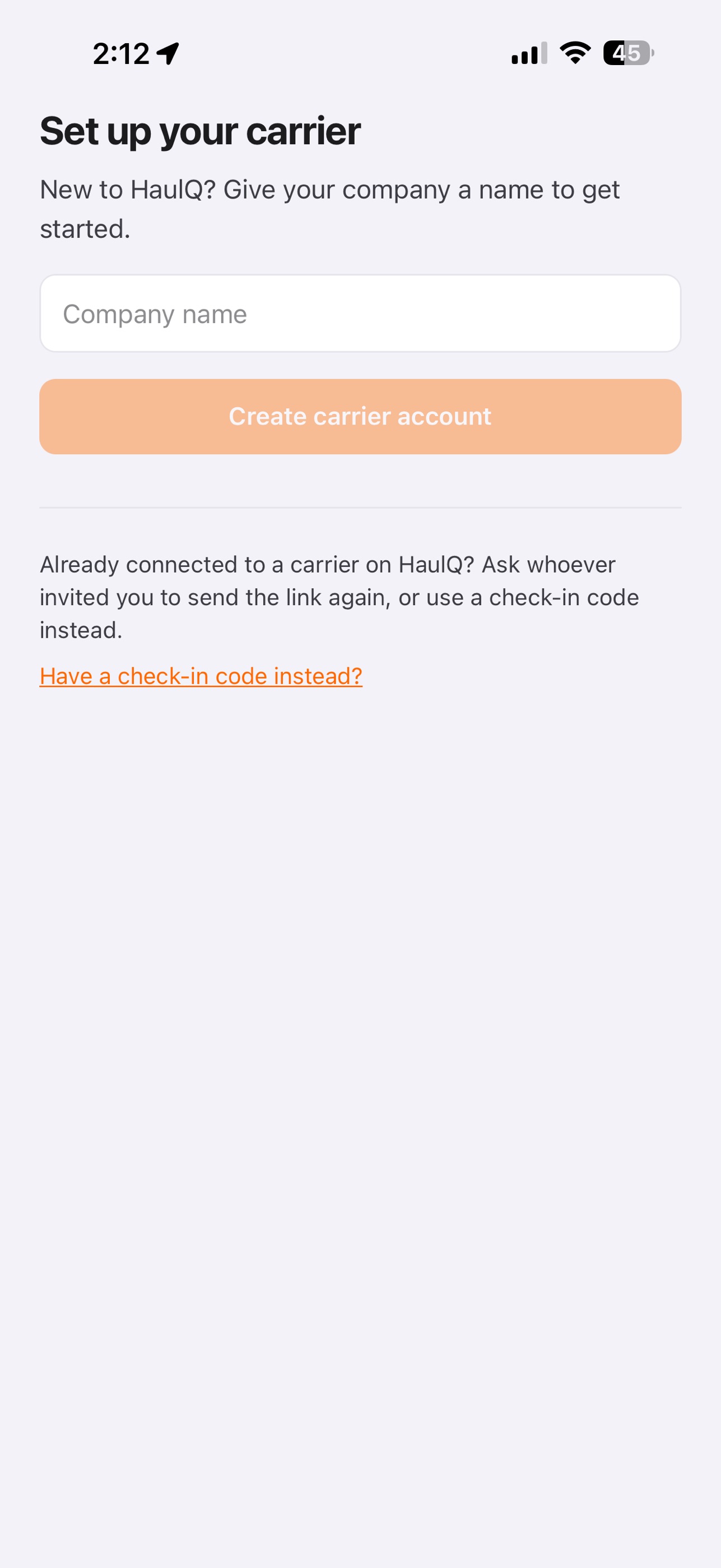 Screenshot 1 of HaulQ