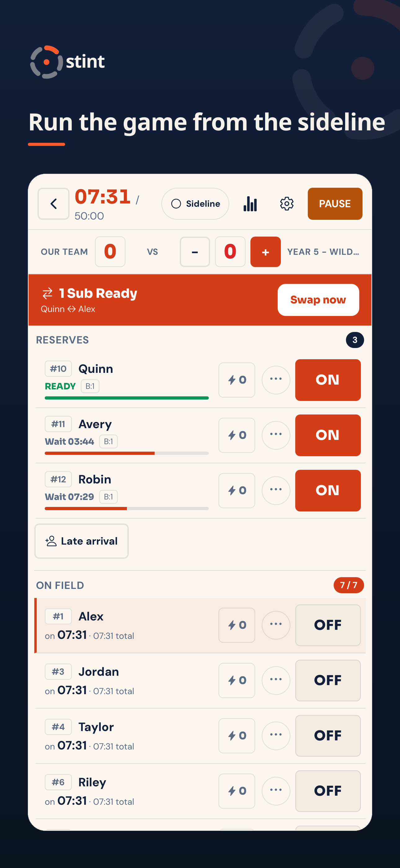 Stint — Equal Play Time screenshot 4