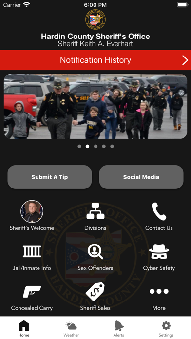 Hardin County Sheriff Ohio Screenshot