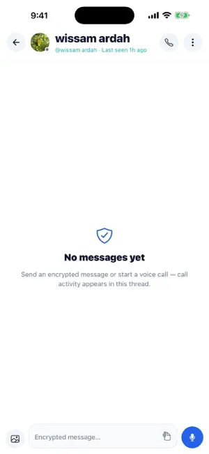 Wing: Encrypted Messenger screenshot 2