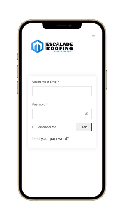 Escalade Roofing Partners App