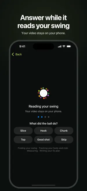 Analyze Golf Swings - Sticks screenshot 3