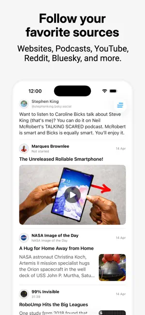 Flat RSS screenshot 2