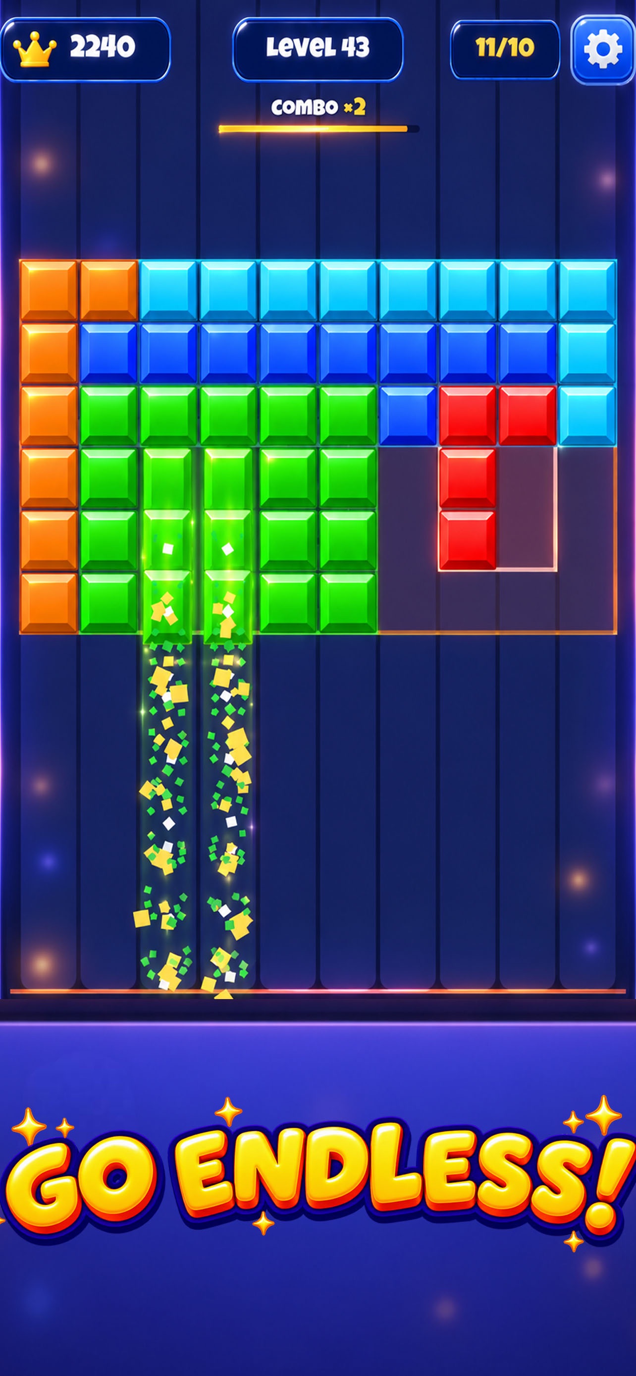 Screenshot 1 of Rect Blast: Fill & Pop
