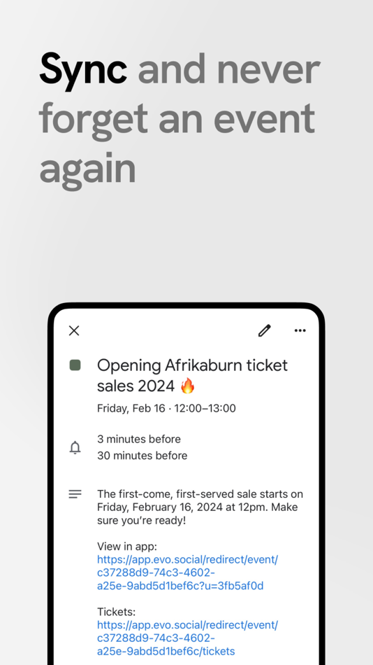 #8. evo - events & shared calendar (iOS) Podle: evo social B.V.