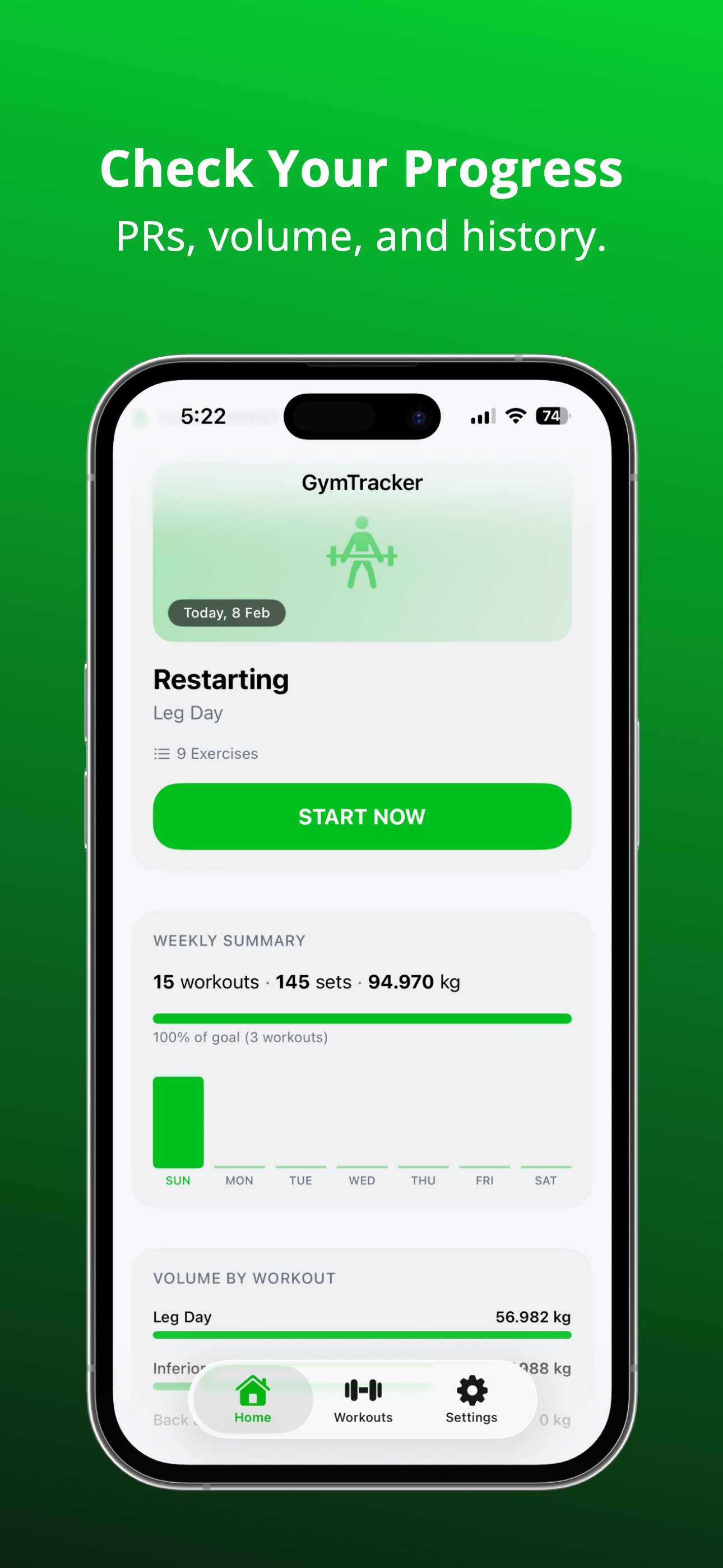 GymTracker Workout