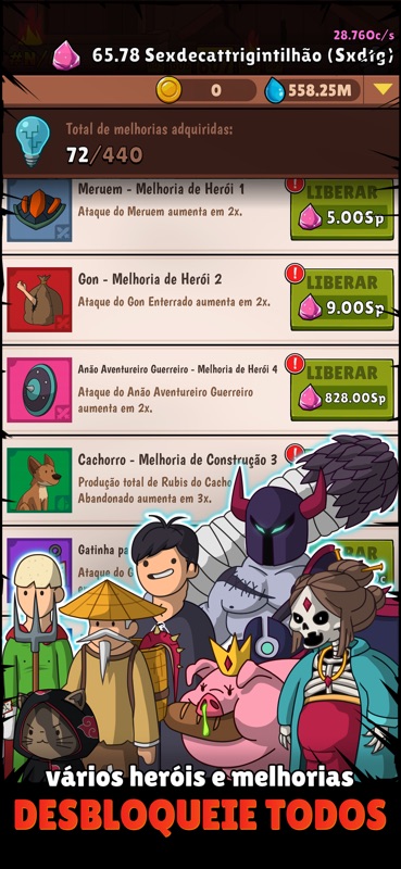 Hero Hero Clicker - Idle Games screenshot 3