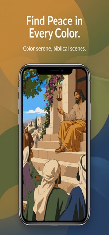 Bible Color By Number - Relax iPhone screenshot