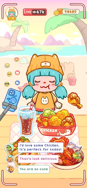 Mukbang ASMR Livestream Party screenshot 3