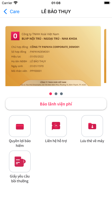 BaoMinh Care Screenshot