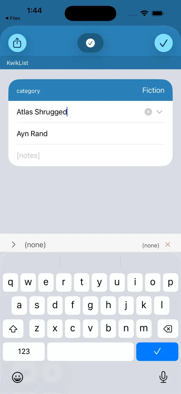 Screenshot #3 pour KwikList